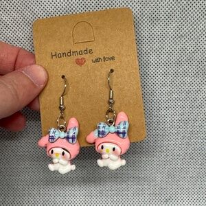 Handmade My Melody Earrings